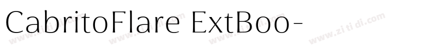 CabritoFlare ExtBoo字体转换